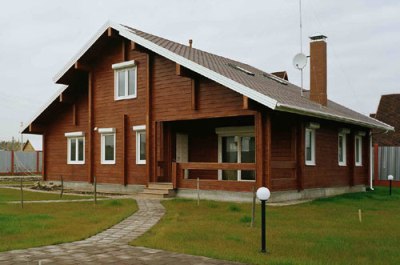 Строительство деревянного дома из бруса